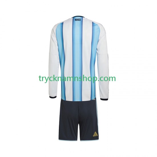 Argentina VM 2026 Tröja 1:a Matchställ Barn Långärmad