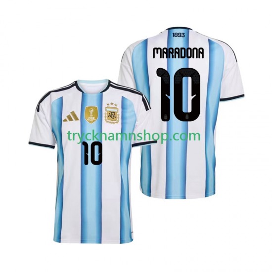 Argentina Maradona 10 VM 2026 Tröja 1:a Matchställ Män Kortärmad