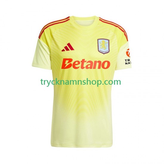 Aston Villa Målvakt 2025-2026 Tröja 2:a Matchställ Män Kortärmad