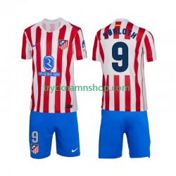 Atlético Madrid Alexander Sorloth 9 2025-2026 Tröja 1:a Matchställ Barn Kortärmad