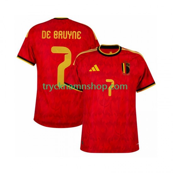 Belgien de bruyne 7 VM 2026 Tröja 1:a Matchställ Män Kortärmad
