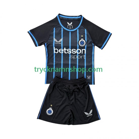 Club Brugge 2025-2026 Tröja 1:a Matchställ Barn Kortärmad