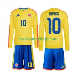 Colombia James Rodriguez 10 VM 2026 Tröja 1:a Matchställ Barn Långärmad