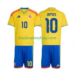 Colombia James Rodriguez 10 VM 2026 Tröja 1:a Matchställ Barn Kortärmad