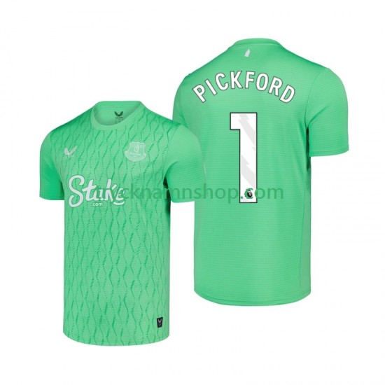 Everton Målvakt Pickford 1 2025-2026 Tröja 1:a Matchställ Män Kortärmad