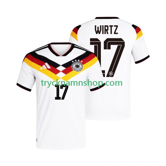 Tyskland Florian Wirtz 17 VM 2026 Tröja 1:a Matchställ Män Kortärmad