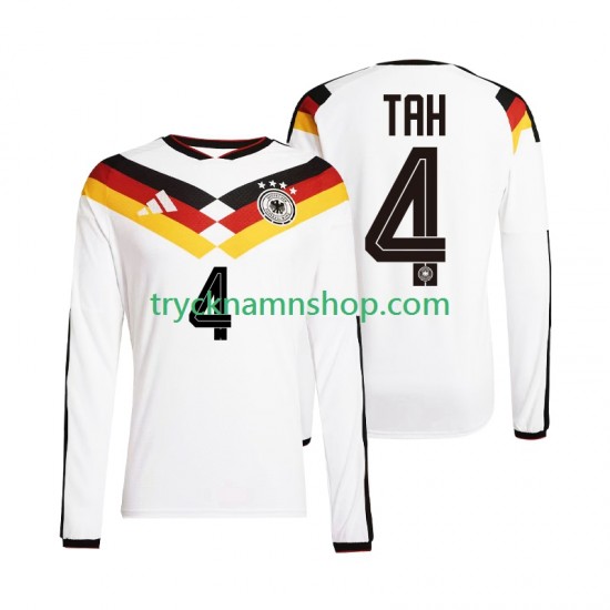 Tyskland Jonathan Tah 4 VM 2026 Tröja 1:a Matchställ Män Långärmad