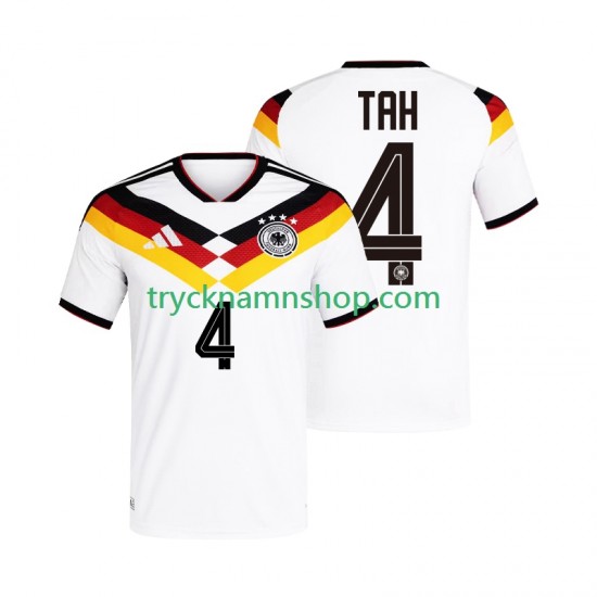 Tyskland Jonathan Tah 4 VM 2026 Tröja 1:a Matchställ Män Kortärmad
