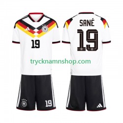 Tyskland Leroy Sane 19 VM 2026 Tröja 1:a Matchställ Barn Kortärmad