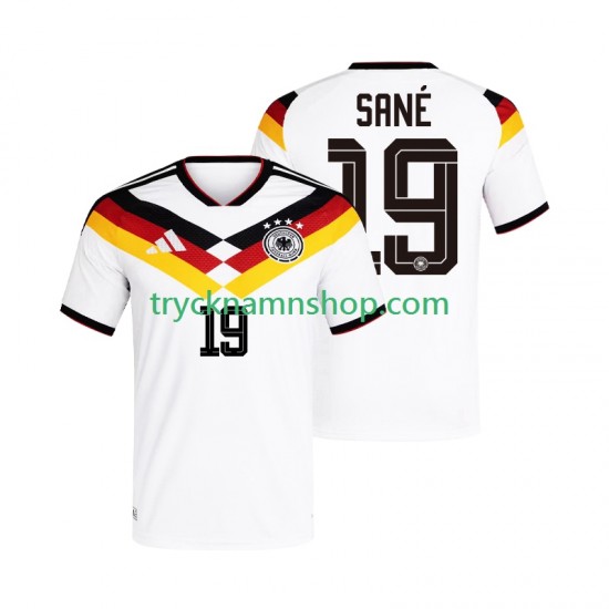 Tyskland Leroy Sane 19 VM 2026 Tröja 1:a Matchställ Män Kortärmad