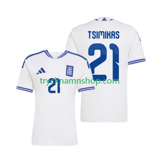 Grekland Konstantinos Tsimikas 21 2026 Tröja 1:a Matchställ Män Kortärmad