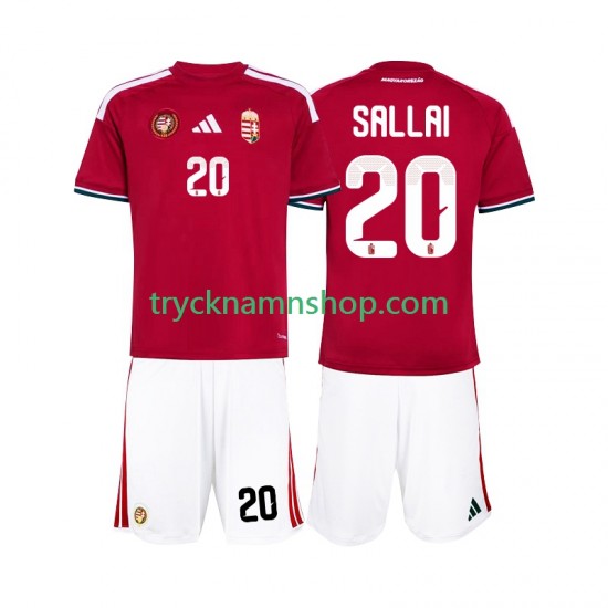Ungern Sallai 20 VM 2026 Tröja 1:a Matchställ Barn Kortärmad