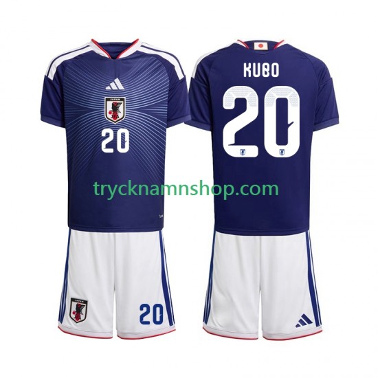 Japan Kubo 20 VM 2026 Tröja 1:a Matchställ Barn Kortärmad