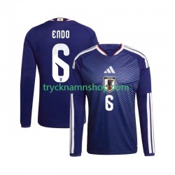 Japan Wataru Endo 6 VM 2026 Tröja 1:a Matchställ Män Långärmad
