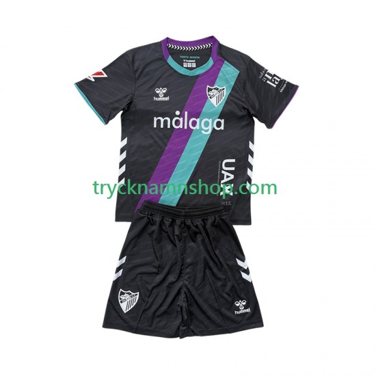 Málaga CF 2025-2026 Tröja 2:a Matchställ Barn Kortärmad