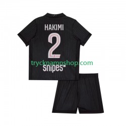 Paris Saint-Germain Achraf Hakimi 2 2025-2026 Tröja 4:e Matchställ Barn Kortärmad