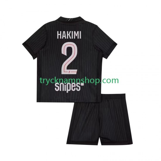 Paris Saint-Germain Achraf Hakimi 2 2025-2026 Tröja 4:e Matchställ Barn Kortärmad