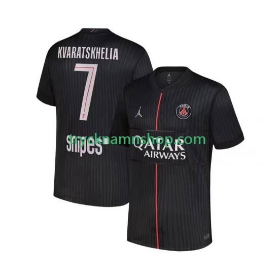 Paris Saint-Germain Khvicha Kvaratskhelia 7 2025-2026 Tröja 4:e Matchställ Män Kortärmad