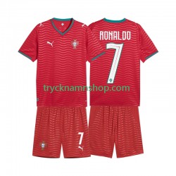 Portugal Cristiano Ronaldo 7 VM 2026 Tröja 1:a Matchställ Barn Kortärmad