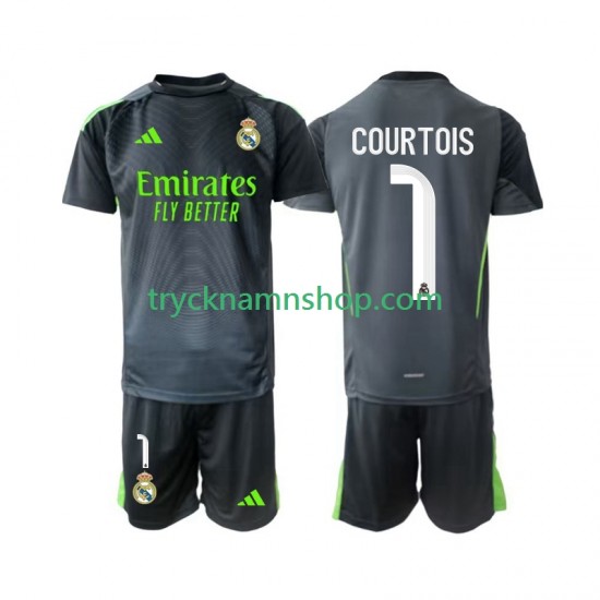 Real Madrid Målvakt Thibaut Courtois 1 2025-2026 Tröja 3:e Matchställ Barn Kortärmad