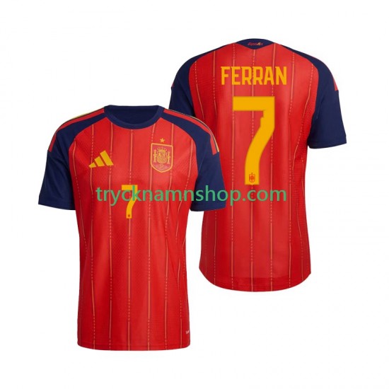 Spanien Ferran Torres 7 VM 2026 Tröja 1:a Matchställ Män Kortärmad