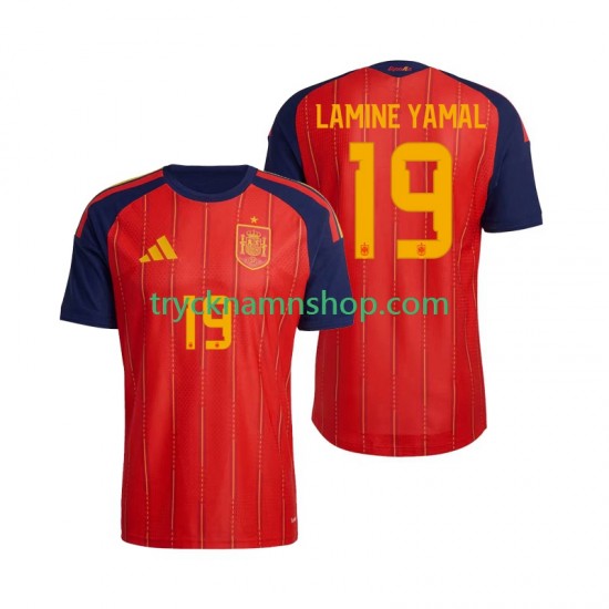 Spanien Lamine Yamal 19 VM 2026 Tröja 1:a Matchställ Män Kortärmad