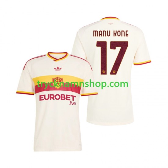 AS Roma Manu Kone 17 2026-2027 Tröja 2:a Matchställ Män Kortärmad