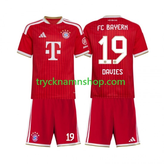FC Bayern München Alphonso Davies 19 2026-2027 Tröja 1:a Matchställ Barn Kortärmad