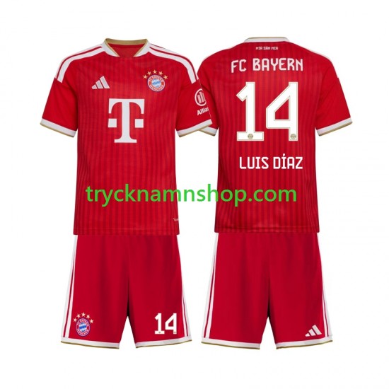 FC Bayern München Luis Diaz 14 2026-2027 Tröja 1:a Matchställ Barn Kortärmad