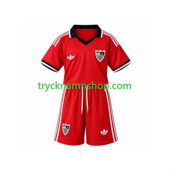 Sevilla FC 2026-2027 Tröja Retro 1:a Matchställ Barn Kortärmad