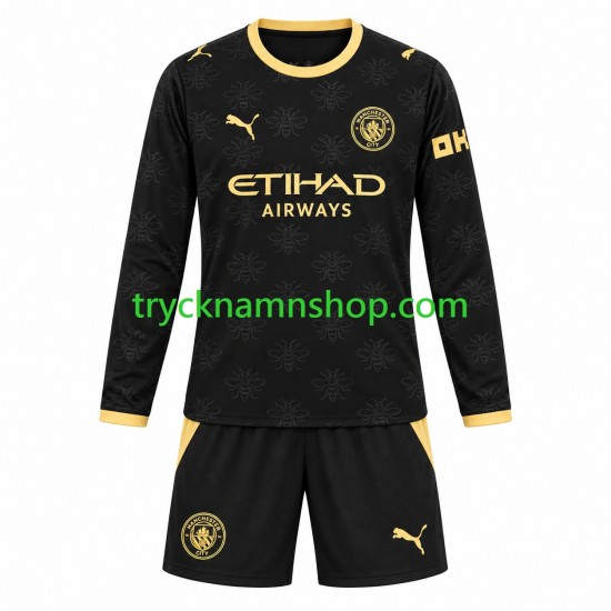 Manchester City 2026-2027 Tröja 2:a Matchställ Barn Långärmad