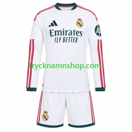 Real Madrid 2026-2027 Tröja 1:a Matchställ Barn Långärmad