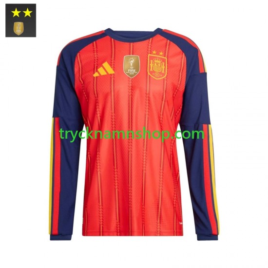 Spanien 2026-2027 Tröja 1:a Matchställ Män Långärmad