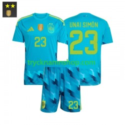 Spanien Målvakt Unai Simon 23 2026-2027 Tröja 1:a Matchställ Barn Kortärmad