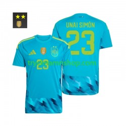 Spanien Målvakt Unai Simon 23 2026-2027 Tröja 1:a Matchställ Män Kortärmad
