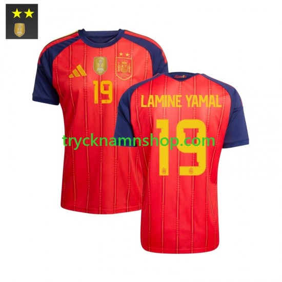 Spanien Lamine Yamal 19 2026-2027 Tröja 1:a Matchställ Män Kortärmad