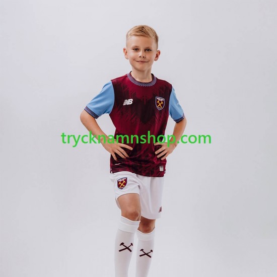 West Ham United 2026-2027 Tröja 1:a Matchställ Barn Kortärmad