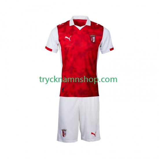 SC Braga 2025-2026 Tröja 1:a Matchställ Barn Kortärmad