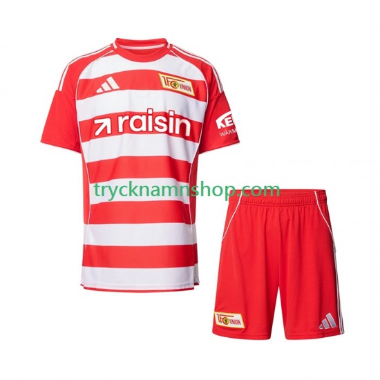 Union Berlin 2025-2026 Tröja 1:a Matchställ Barn Kortärmad