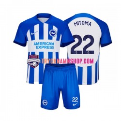 Brighton Hove Albion Mitoma 22 2023-2024 Tröja 1:a Matchställ Barn Kortärmad