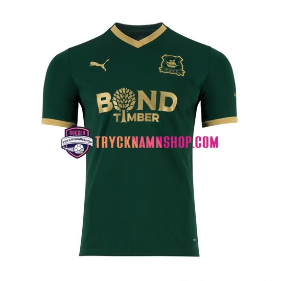 Plymouth Argyle 2023-2024 Tröja Grön 1:a Matchställ Män Kortärmad