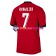 Portugal Cristiano Ronaldo 7 Euro 2024 Tröja Röd 1:a Matchställ Män Kortärmad