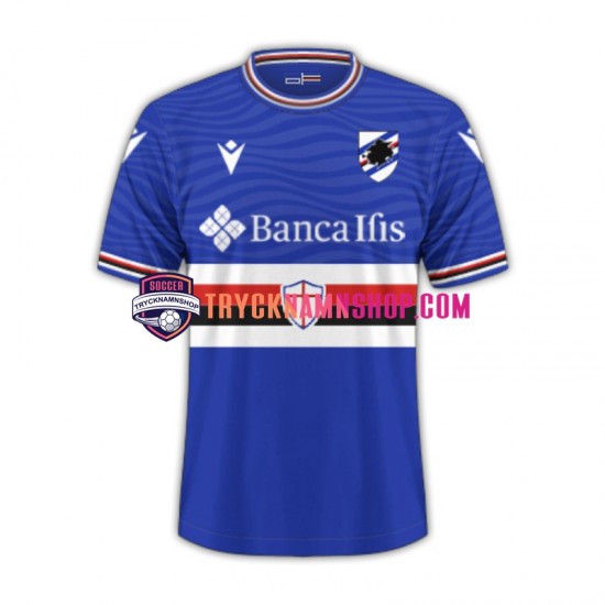 Sampdoria 2023-2024 Tröja 1:a Matchställ Män Kortärmad