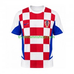 Kroatien 2002 Tröja Retro 1:a Matchställ Män Kortärmad