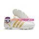 Adidas ADIPURE FG Guld Vit Fotbollsskor