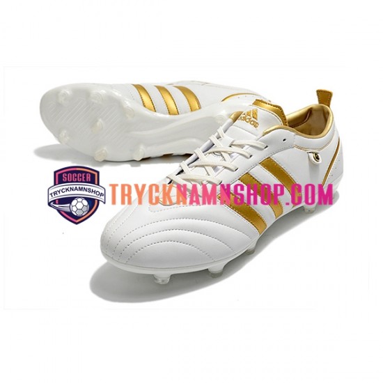 Adidas ADIPURE FG Guld Vit Fotbollsskor