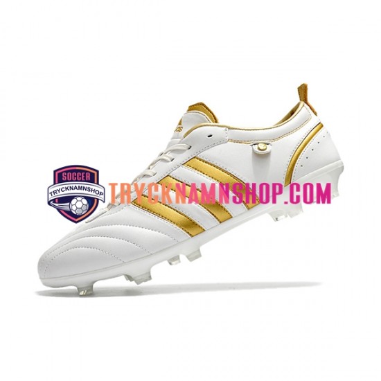 Adidas ADIPURE FG Guld Vit Fotbollsskor