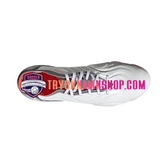 Adidas COPA SENSE.1 FG White Gnist Röd Grå Vit Fotbollsskor