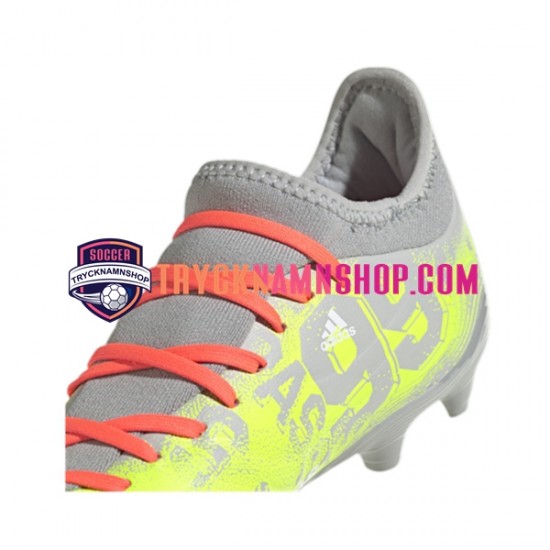 Adidas COPA SENSE.3 FG NumbersUp Röd Grå Gul Fotbollsskor