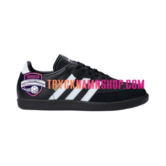 Adidas Classic Samba Hallenschuh Leder Vit Svart Fotbollsskor